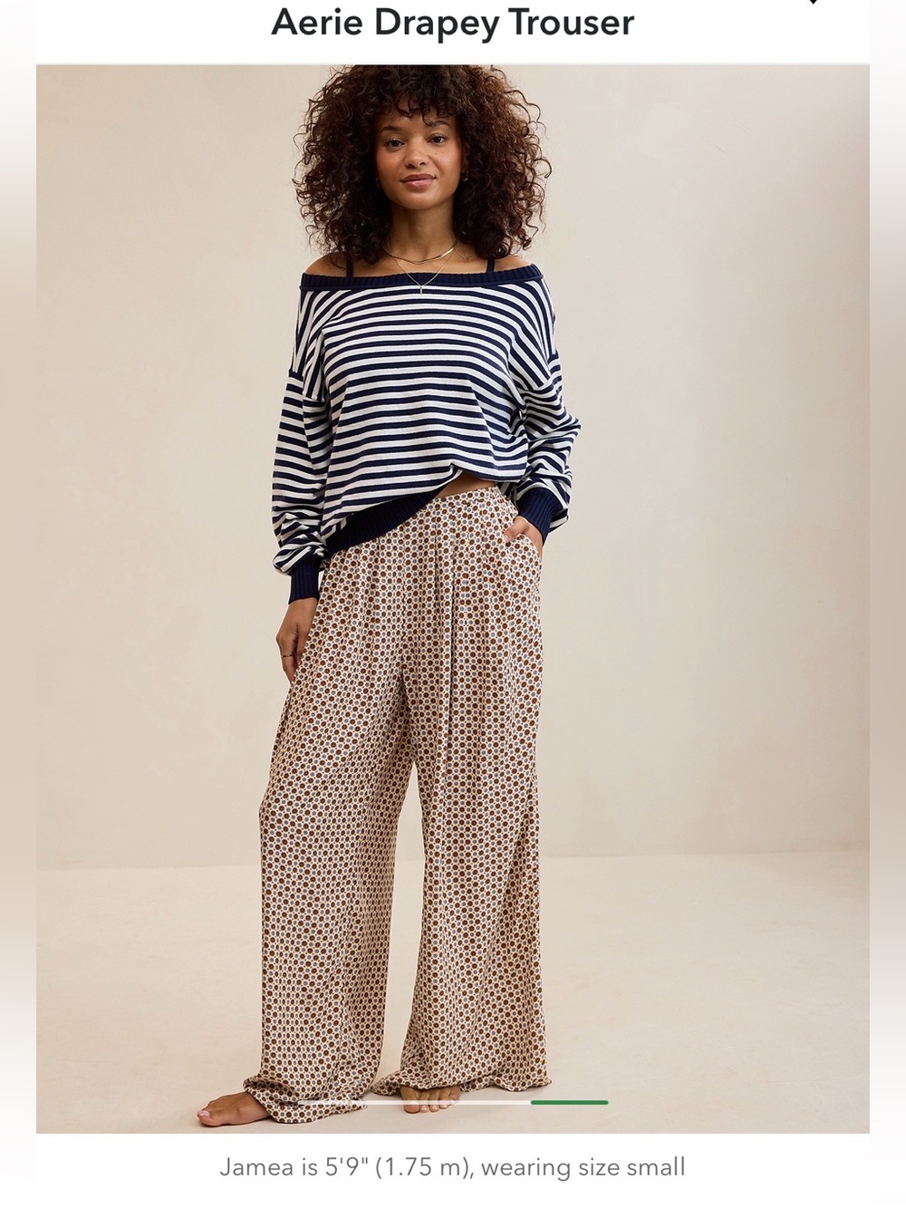 Aerie Drapey Trouser